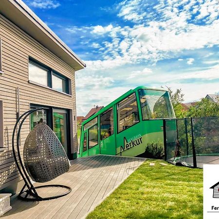 Exklusives Holzhaus Mit Bergbahn - Baden-Baden Im Schwarzwald Villa Kültér fotó