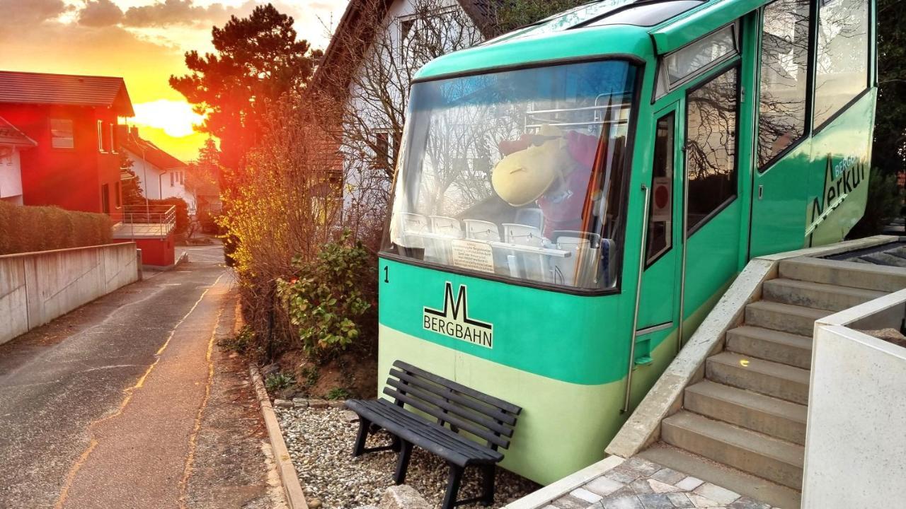 Exklusives Holzhaus Mit Bergbahn - Baden-Baden Im Schwarzwald Villa Kültér fotó