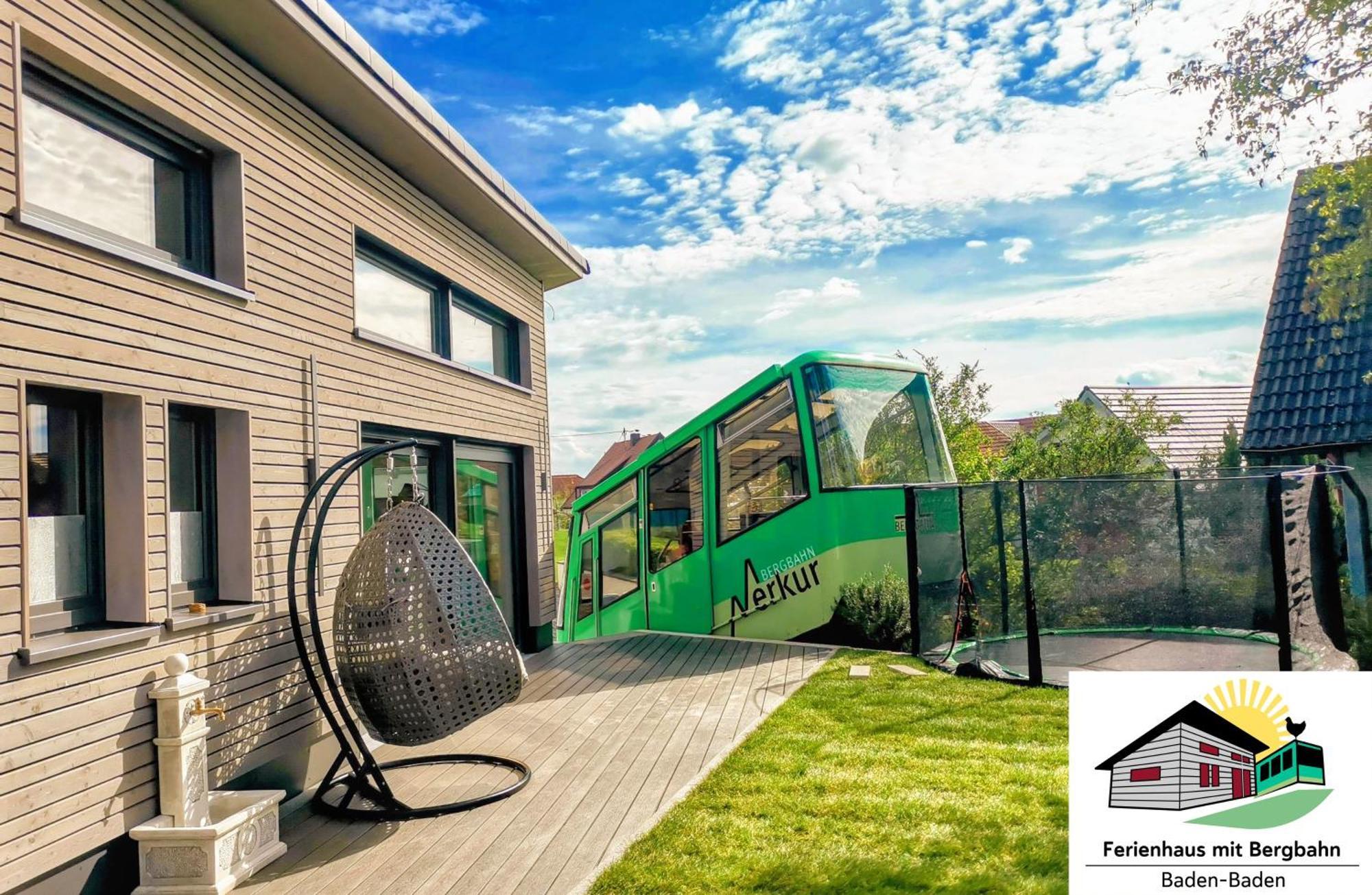 Exklusives Holzhaus Mit Bergbahn - Baden-Baden Im Schwarzwald Villa Kültér fotó
