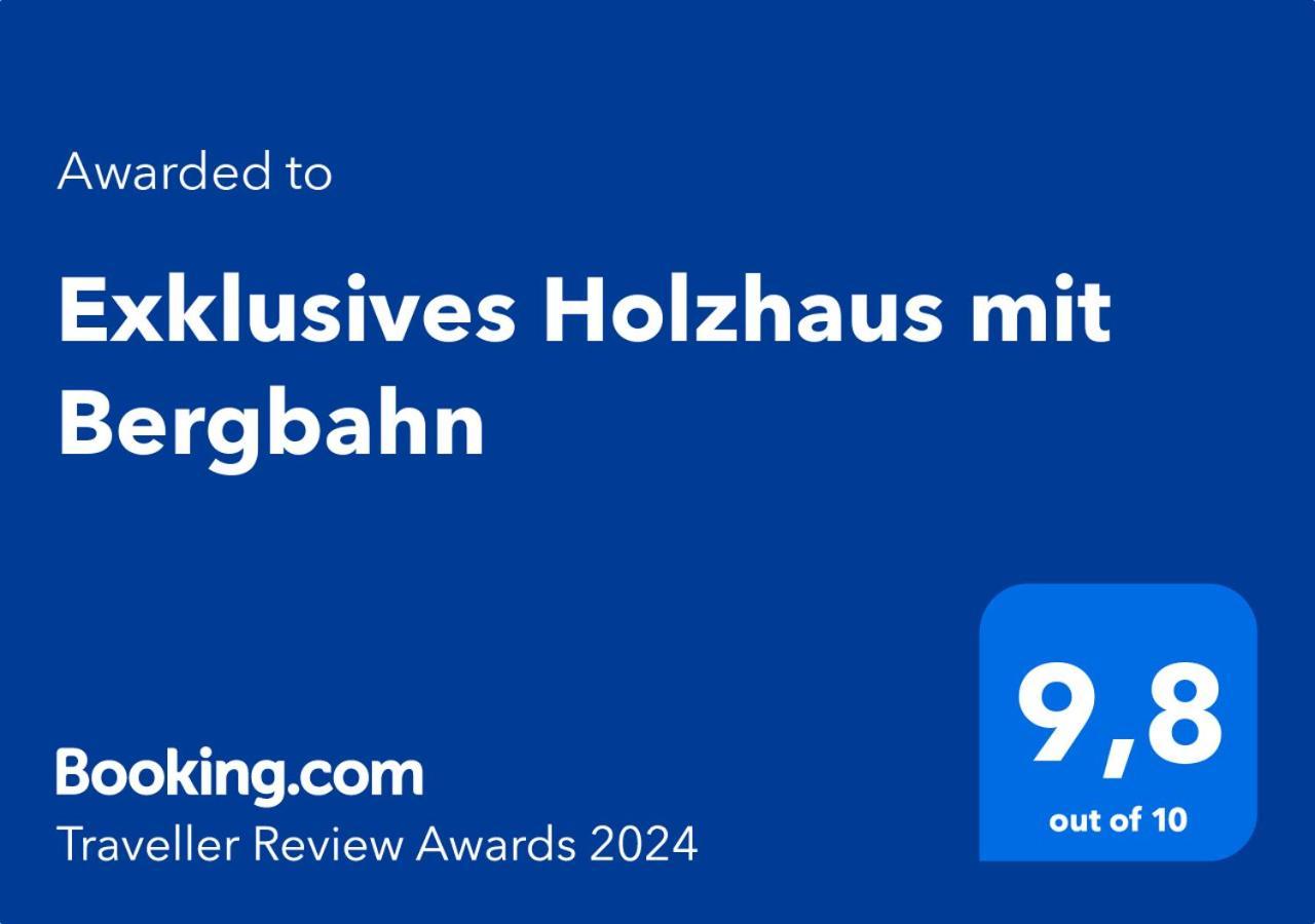 Exklusives Holzhaus Mit Bergbahn - Baden-Baden Im Schwarzwald Villa Kültér fotó